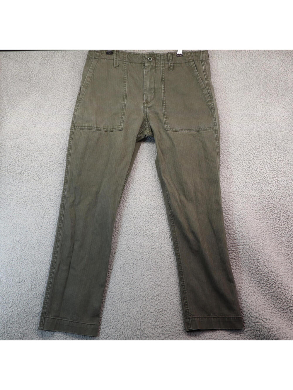 Vtg Gap Utility Pants Men 33 X 30 Green Olive Carpenter